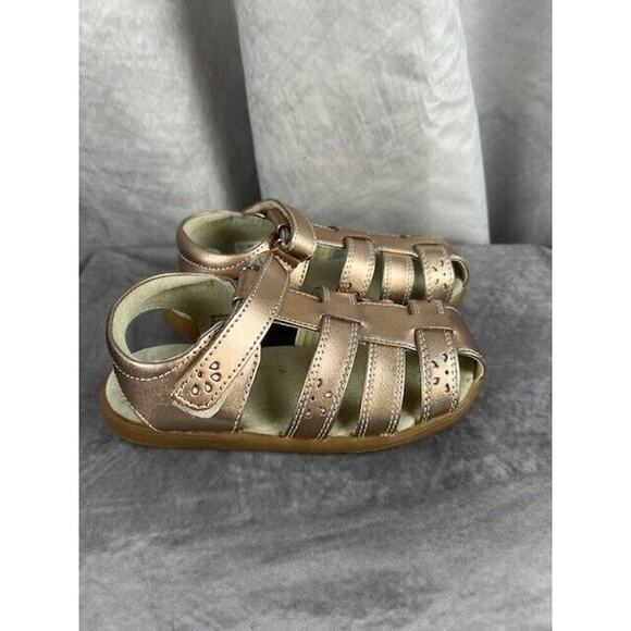 SEE KAI RUN Girls Size 12 US Gloria IV Rose Gold Fisherman Sandals Shoes NEW - Picture 1 of 6